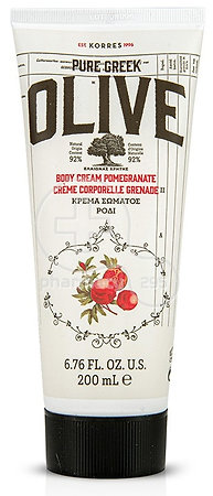 Korres Pure Greek Olive Pomegranate Body Cream telový krém s vôňou zlatého jablka