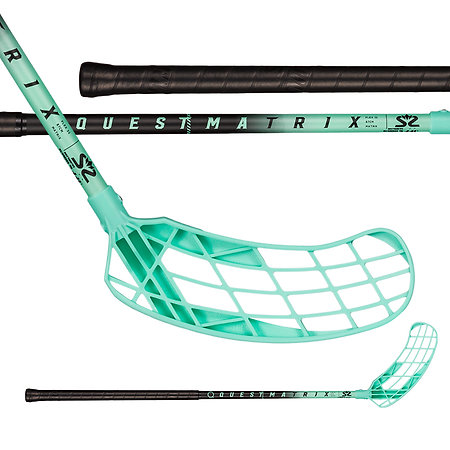Salming Matrix Quest Black/Turquoise Floorball stick
