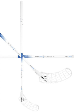 Unihoc ICONIC SUPERSKIN PRO 26 white/blue Florbalová hůl