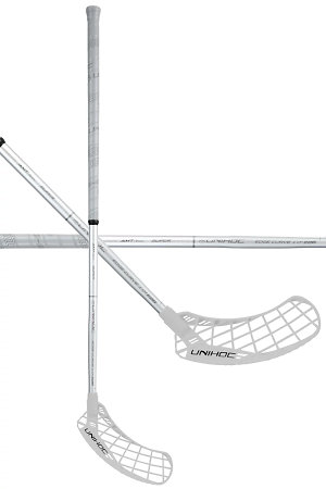 Unihoc EPIC EDGE Curve 1.0º Supershape 26 silver/black Florbalová hůl