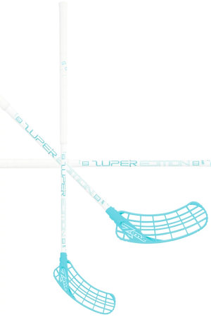 Zone floorball ZUPER Composite Light 29 white/turquoise Florbalová hůl