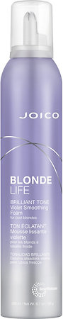 Joico Blonde Life Brilliant Tone Violet Smoothing Foam pečující pěna pro zářivou blond