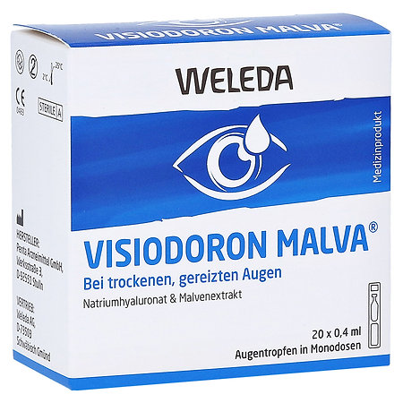 Weleda Visiodoron Malva kapky pro suché oči v důsledku faktorů prostředí