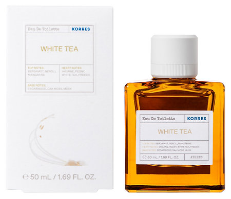 Korres White Tea Eau De Toilette dámská toaletní voda se svěží vůní bílého čaje