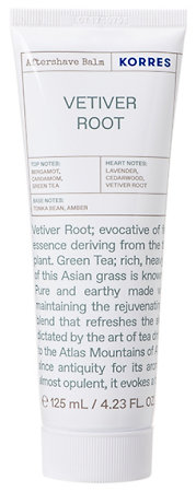 Korres Vetiver Root Aftershave Balsam balzam po holení s drevitou vôňou