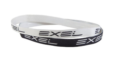 Exel THIN HEADBAND ESSENTIALS - 2 pcs BLACK/WHITE Haarband