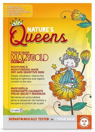 Diet Esthetic Nature's Queens Marygold Soothing & Moisturizing Mask Beruhigende Gewebemaske
