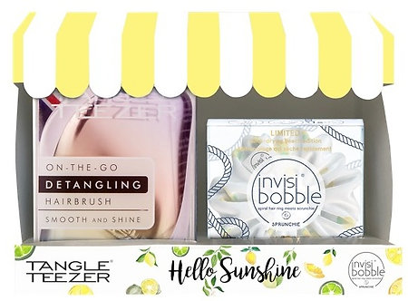 Tangle Teezer Hello Sunshine Set set kartáč + gumičky