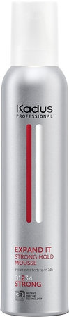 Kadus Professional Volume Expand It Strong Hold Mousse objemová pena so silnou fixáciou