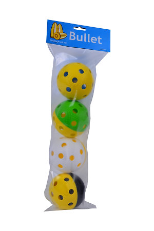 Necy Bullet 4 pcs Sada florbalových míčků