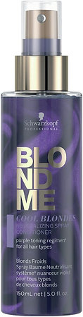 Schwarzkopf Professional BlondME Cool Blondes Neutralizing Spray Conditioner neutralizačný bezoplachový kondicionér pre blond vlasy