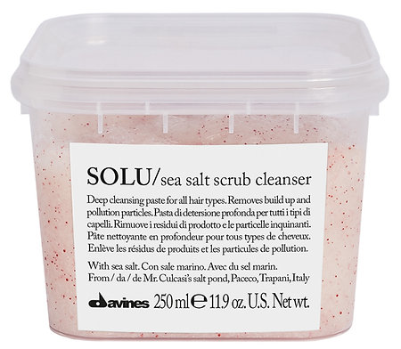 Davines Essential Haircare Solu Sea Salt Scrub Cleanser čistící peeling na vlasy s mořskou solí