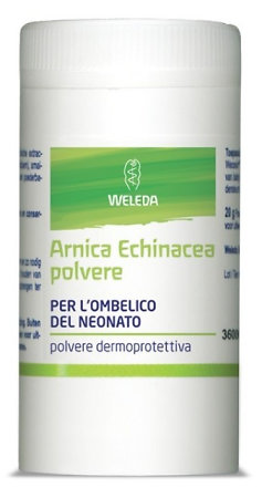 Weleda Arnica Echinace Pulver prášek na pupík novorozence