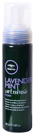 Paul Mitchell Tea Tree Lavender Mint Curl Refresh Foam strengthening foam for wavy hair