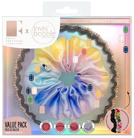 Invisibobble Rosie Fortescue Set Trendy Treasure Kit sada gumičky a čelenky do vlasů
