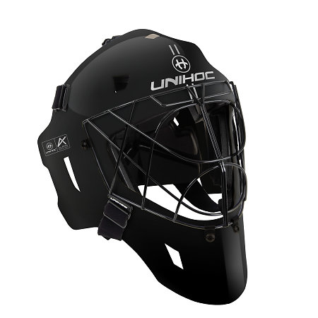 Unihoc ALPHA PRIME black Goalie Helm