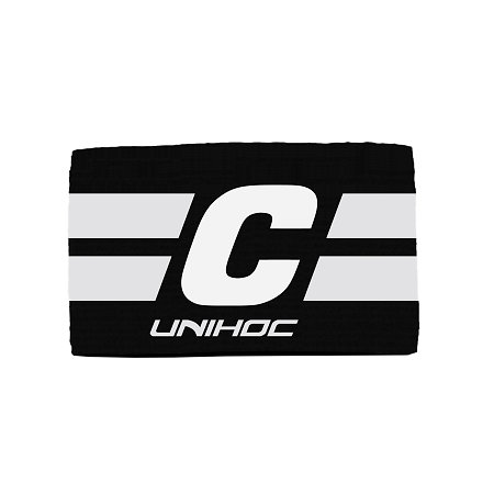 Unihoc LEADER black/white Captain's band