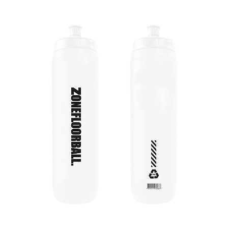 Zone floorball WATERBREAK 1,0L white Fľaša na vodu