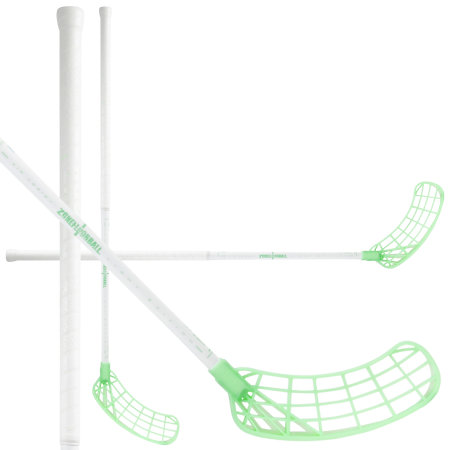 Zone floorball MAKER AIR Light 29 white/ice green Florbalová hůl