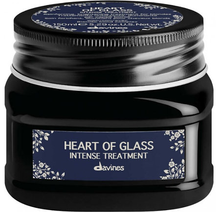 Davines Heart of Glass Intensive Treatment Intensivkur für natürliches und chemisch behandeltes blondes Haar