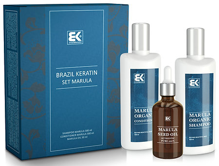 Brazil Keratin Marula Organic Marula Set gift set with marula oil