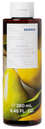 Korres Bergamot Pear Showergel krémový sprchový gél s vôňou bergamotu a hrušky