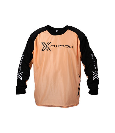 Oxdog XGUARD GOALIE SHIRT Apricot/black, padded Brankársky dres