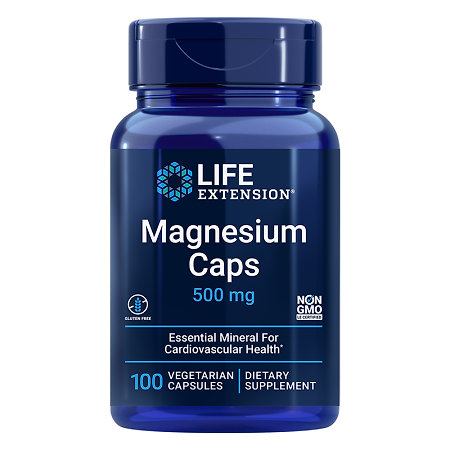 Life Extension Magnesium Caps Doplněk stravy s obsahem hořčíku
