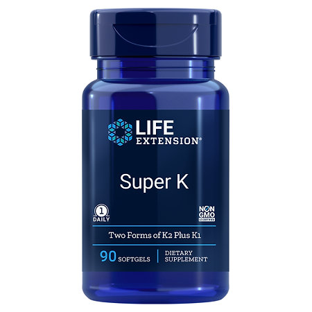 Life Extension Super K Doplněk stravy s obsahem vitamínu K