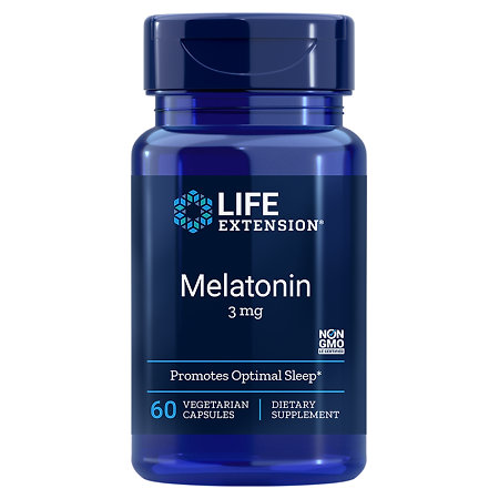 Life Extension Melatonin Nahrungsergänzungsmittel zur Schlafunterstützung