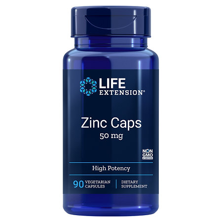 Life Extension Zinc Caps Doplnok stravy s obsahom zinku