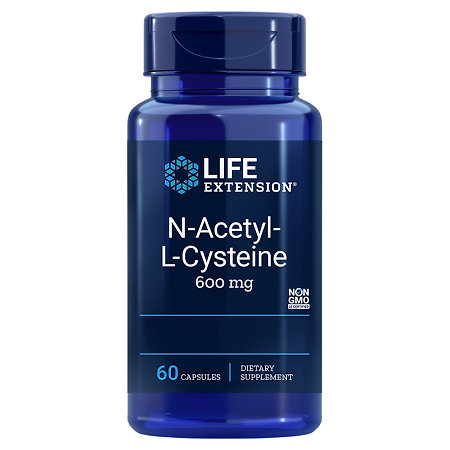 Life Extension N-Acetyl-L-Cysteine (NAC) Doplnok stravy s antioxidantmi