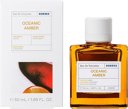 Korres Oceanic Amber Eau De Toilette pánská toaletní voda s orientální a svěží vůní