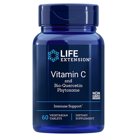 Life Extension Vitamin C and Bio-Quercetin Phytosome Doplněk stravy s obsahem vitamínu C
