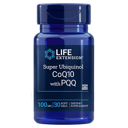 Life Extension Super Ubiquinol CoQ10 with PQQ® Doplněk stravy s obsahem CoQ10, PPQ a Shilajit