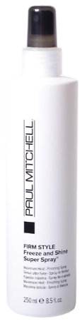 Paul Mitchell Firm Hold Freeze and Shine Super Spray Final spray for strong hold
