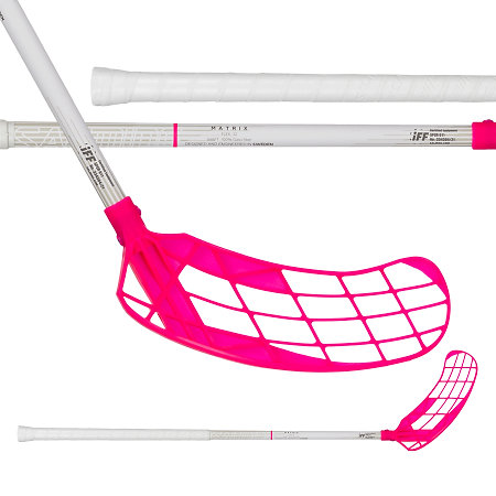 Salming Matrix 32 White/Pink Florbalová hůl