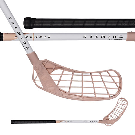 Salming Quest2 PowerMid White/Pink Floorball stick