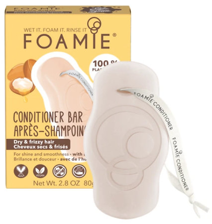 Foamie Conditioner Bar Kiss Me Argan conditioner bar for dry, curly hair