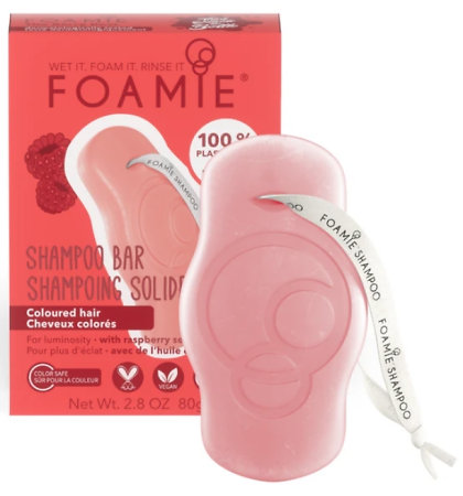 Foamie Shampoo Bar The Berry Best tuhý šampón pre farbené vlasy