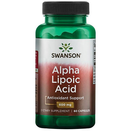 Swanson Alpha Lipoic Acid Doplněk stravy s obsahem kyseliny lipoové