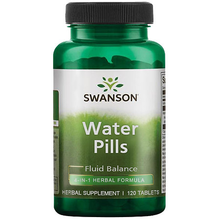 Swanson Water Pills Buchu, Bärentraube, Petersilie und Wacholder