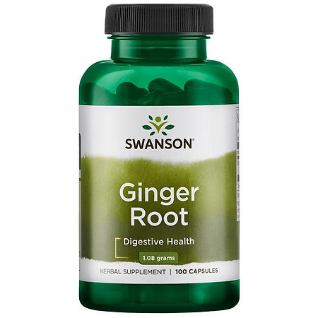 Swanson Ginger Root Nahrungsergänzungsmittel mit Ingwer