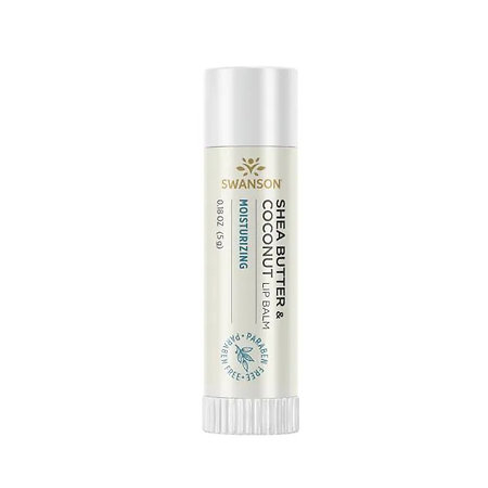 Swanson Shea Butter & Coconut Lip Balm Lippenbefeuchter