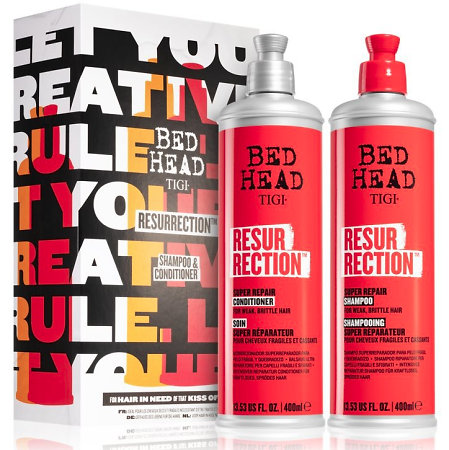 TIGI Bed Head Resurrection Duo Set darčeková sada pre slabé a namáhané vlasy