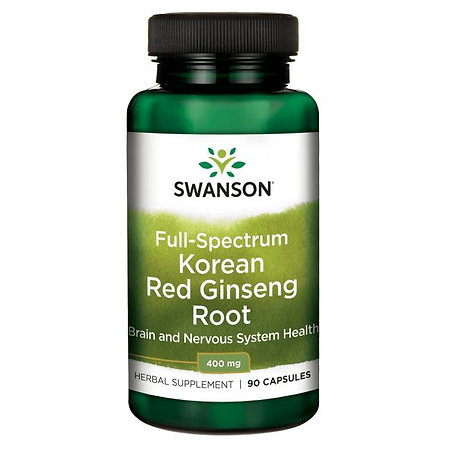 Swanson Full-Spectrum Korean Red Ginseng Root Extrakt z kořene korejského červeného ženšenu