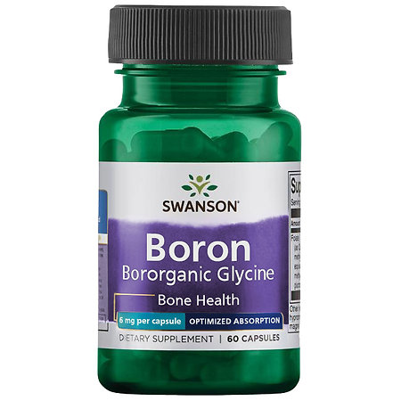 Swanson Boron from Albion Boroganic Glycine Doplněk stravy s borem
