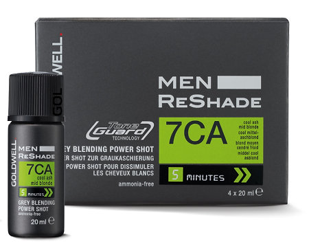 Goldwell Men Reshade Grey Blending Power Shot color for coloring gray