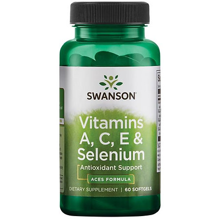 Swanson Vitamins A, C, E & Selenium (ACES) Doplnok stravy s obsahom vitamínov a minerálov