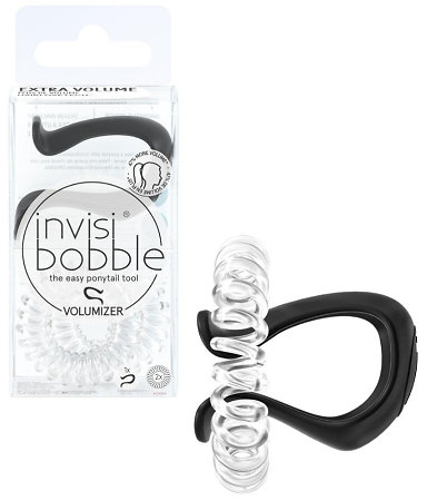 Invisibobble Volumizer Hilfe, um einen größeren Zöpfchen zu schaffen